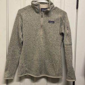 Patagonia Women's Better Sweater® 1/4-Zip Fleece Size Small in Pelican
